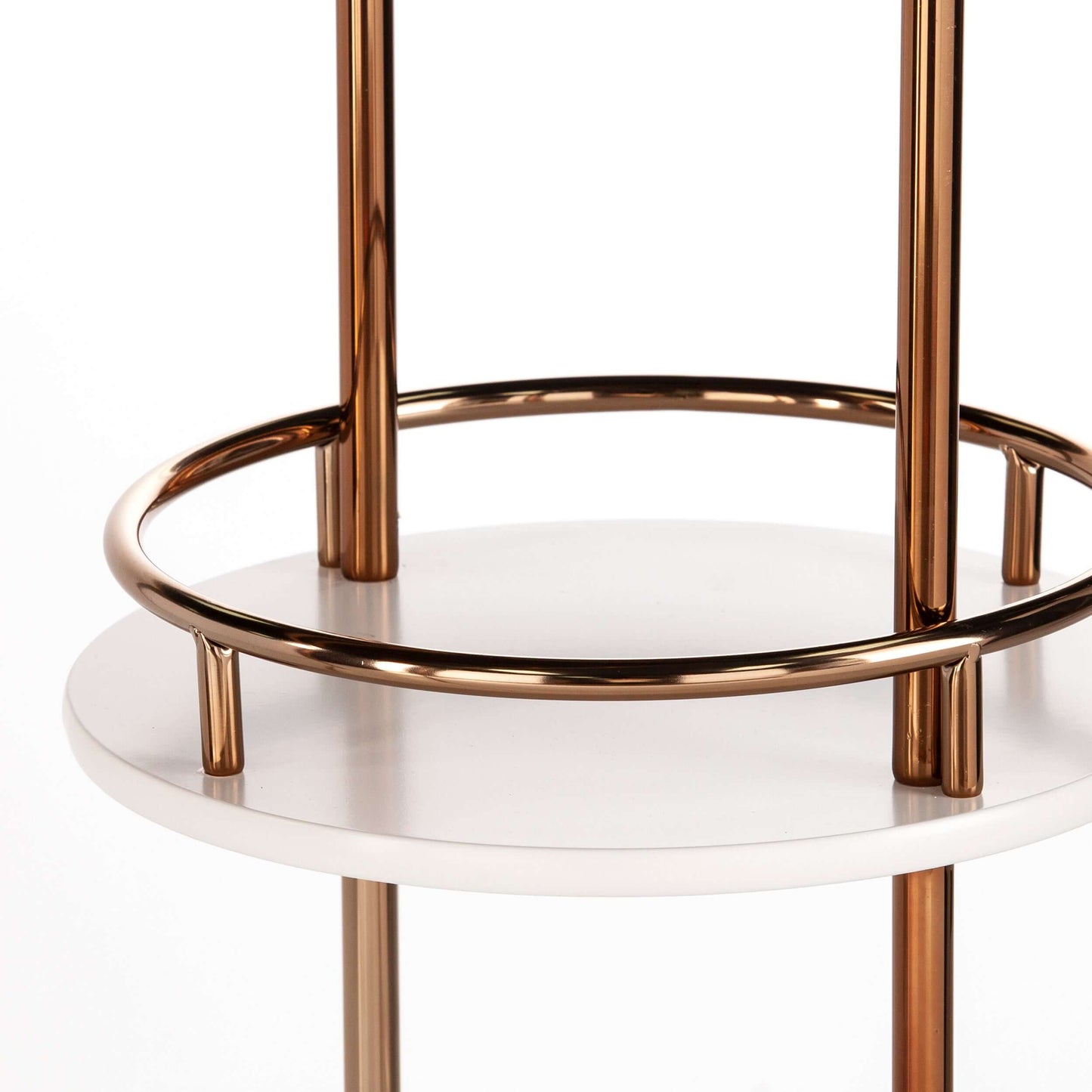 Belvoir Stark Charm Wine/Bar Table w/ Glassware Storage - table with glassware storage