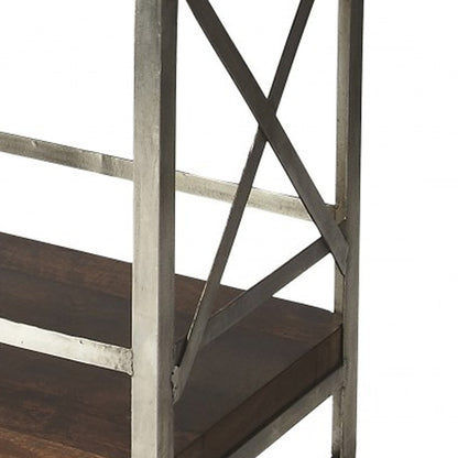 Vintage Style Rolling Server Bar Cart