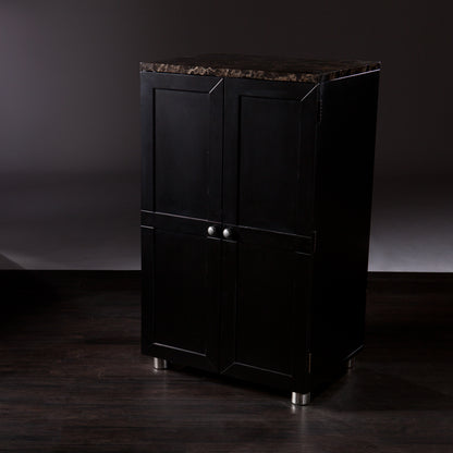 Cape Town Bar Cabinet w/ Wine Storage - bar cabinet front view 