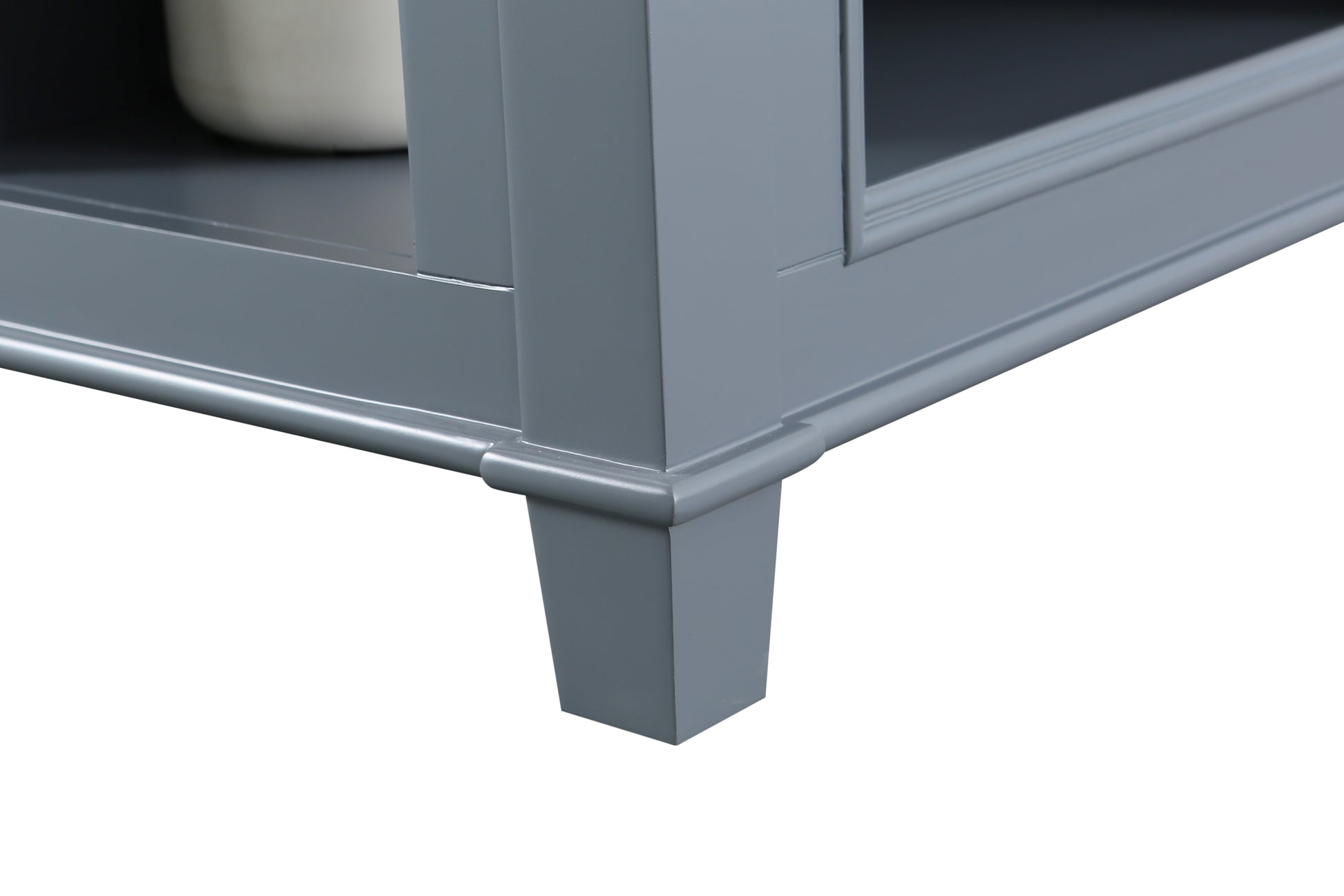 Medley 54" Kitchen Island With Slide Out Table in Gray