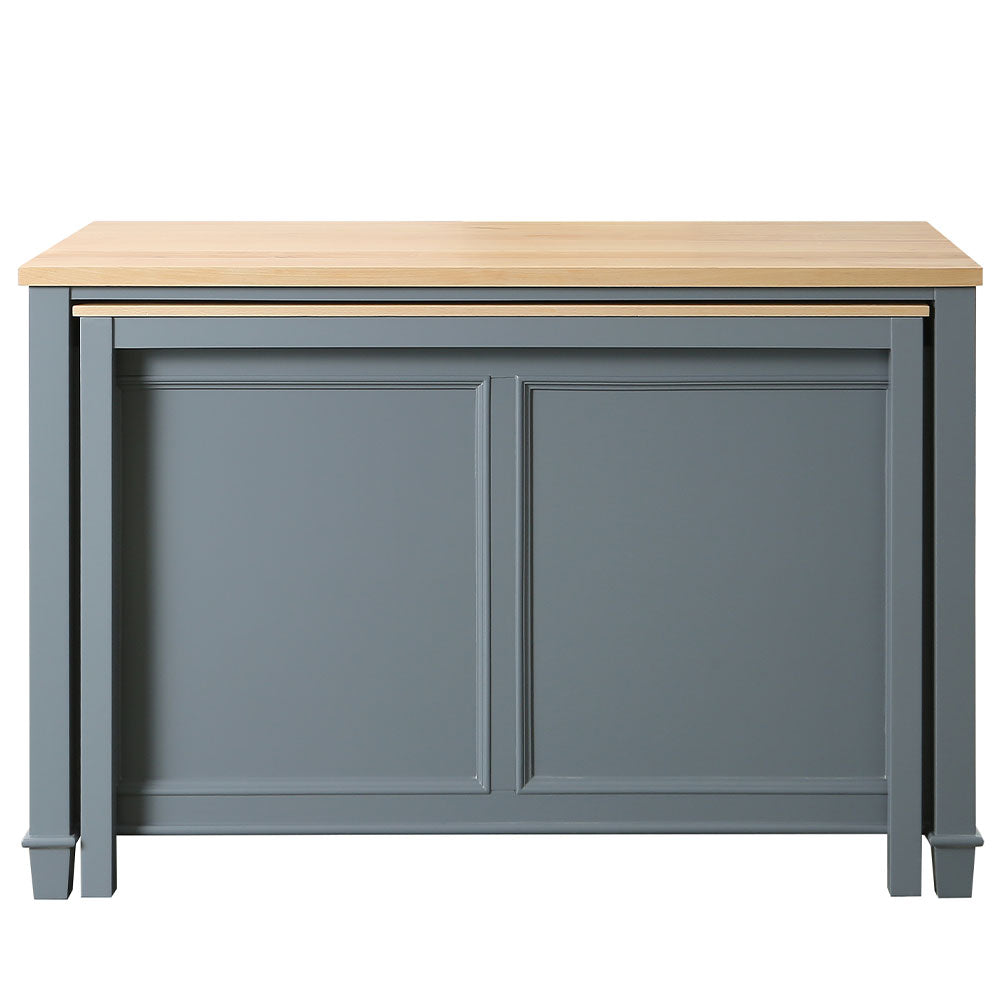 Medley 54" Kitchen Island With Slide Out Table in Gray