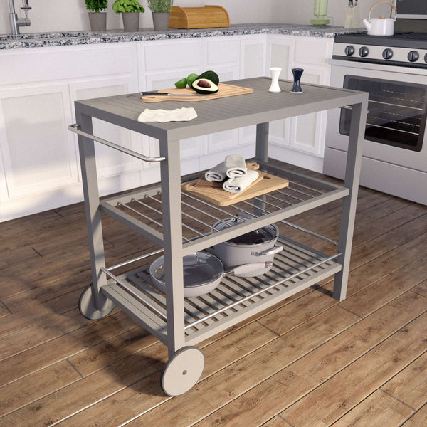 Bajarno Outdoor Bar Cart - bar cart in kitchen 