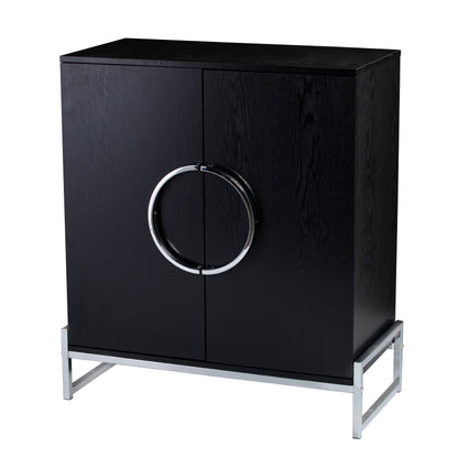 Pierton Double-Door Bar Cabinet - bar cabinet front view 