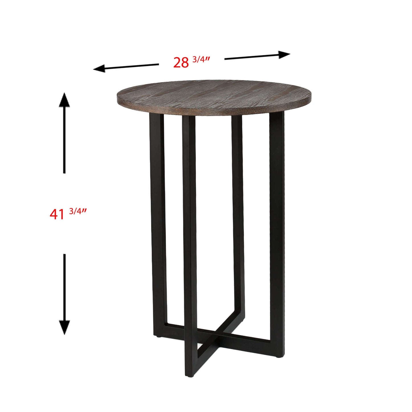 Holly & Martin Danby Bar Table - bar table with measurements