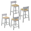 Claxby Two-Tone Counter Stools – 2pc Set