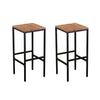 Angled view of Indoor Outdoor Counter Height Bar Stools