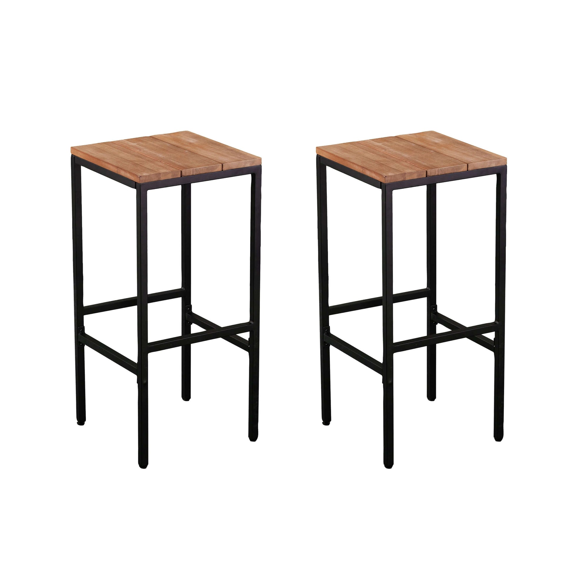 Angled view of Indoor Outdoor Counter Height Bar Stools