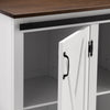 Leshire Barn-Door Kitchen Island