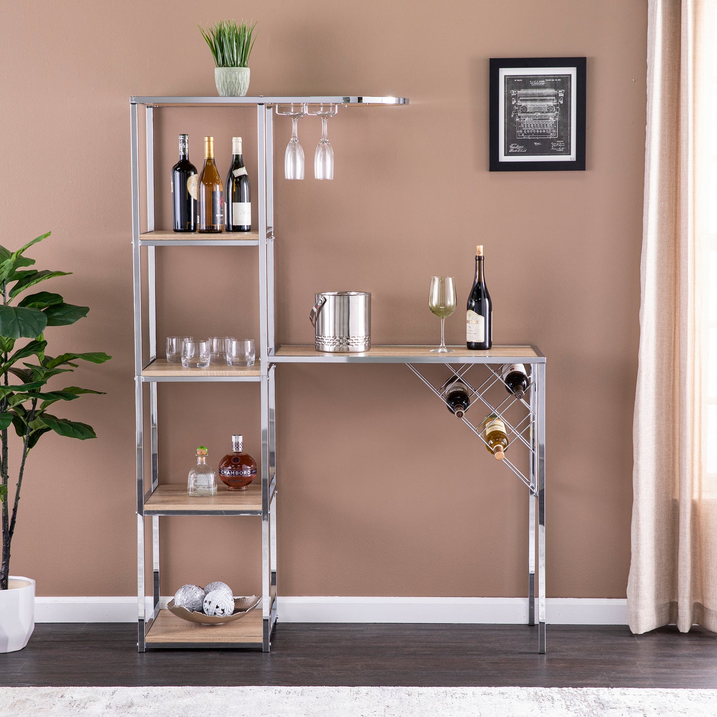 Northdom Serving Table w/ Bar Storage