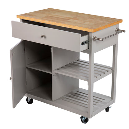 Rolling Kitchen Island w/ Storage