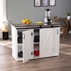 Leshire Barn-Door Kitchen Island