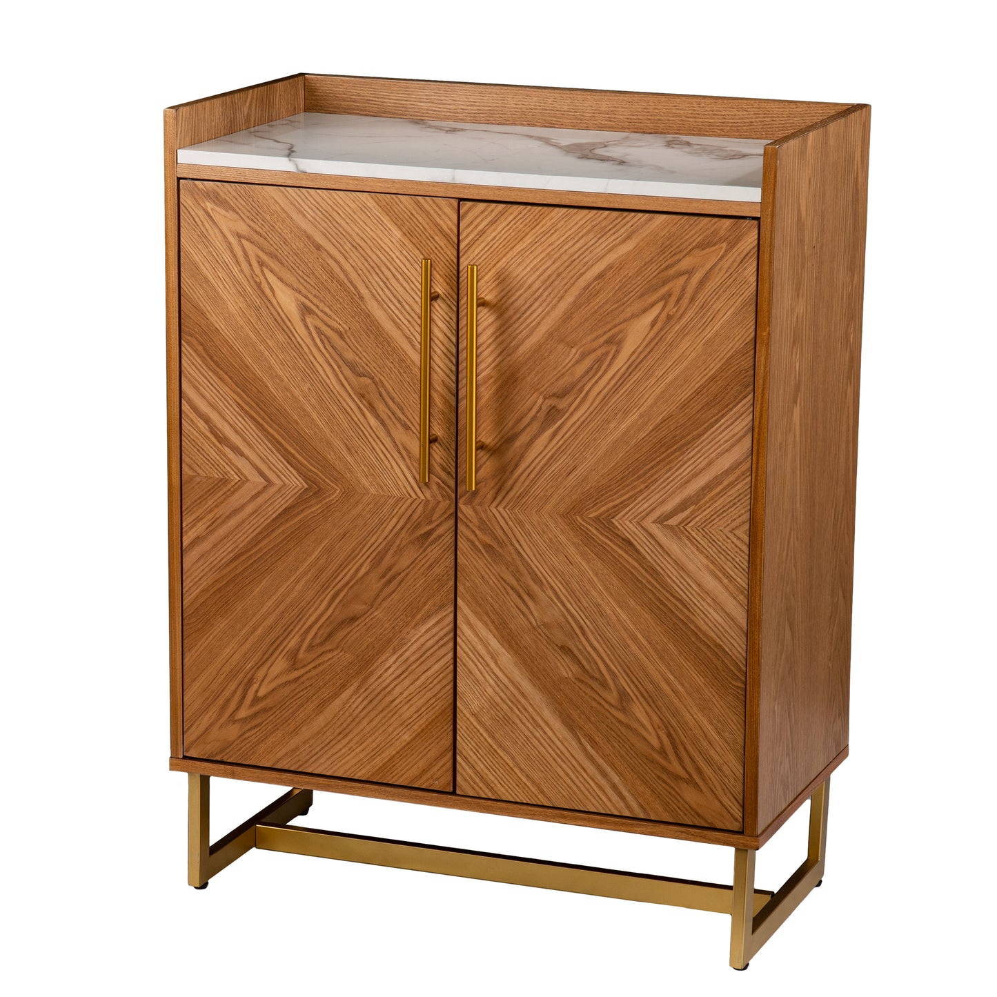 Trilken Bar Cabinet w/ Wine Storage - bar cabinet front view 