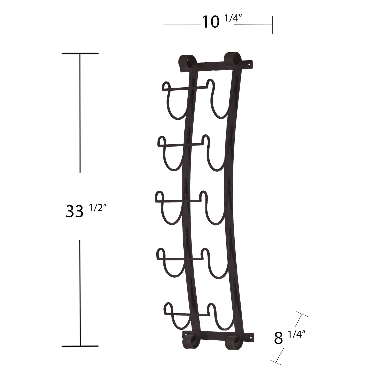 Ancona Wall Mount Wine Rack