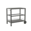 Bajarno Outdoor Bar Cart - bar cart at an angle 