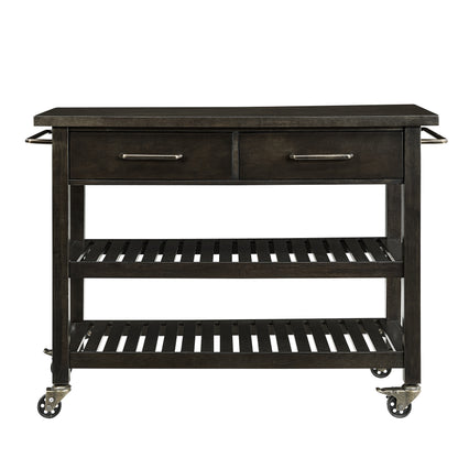 Havelock Farmhouse Rolling Kitchen Island