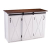 Leshire Barn-Door Kitchen Island