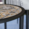 Lifestyle image closeup of Patio Side Table | Lorengo Outdoor Accent Table  