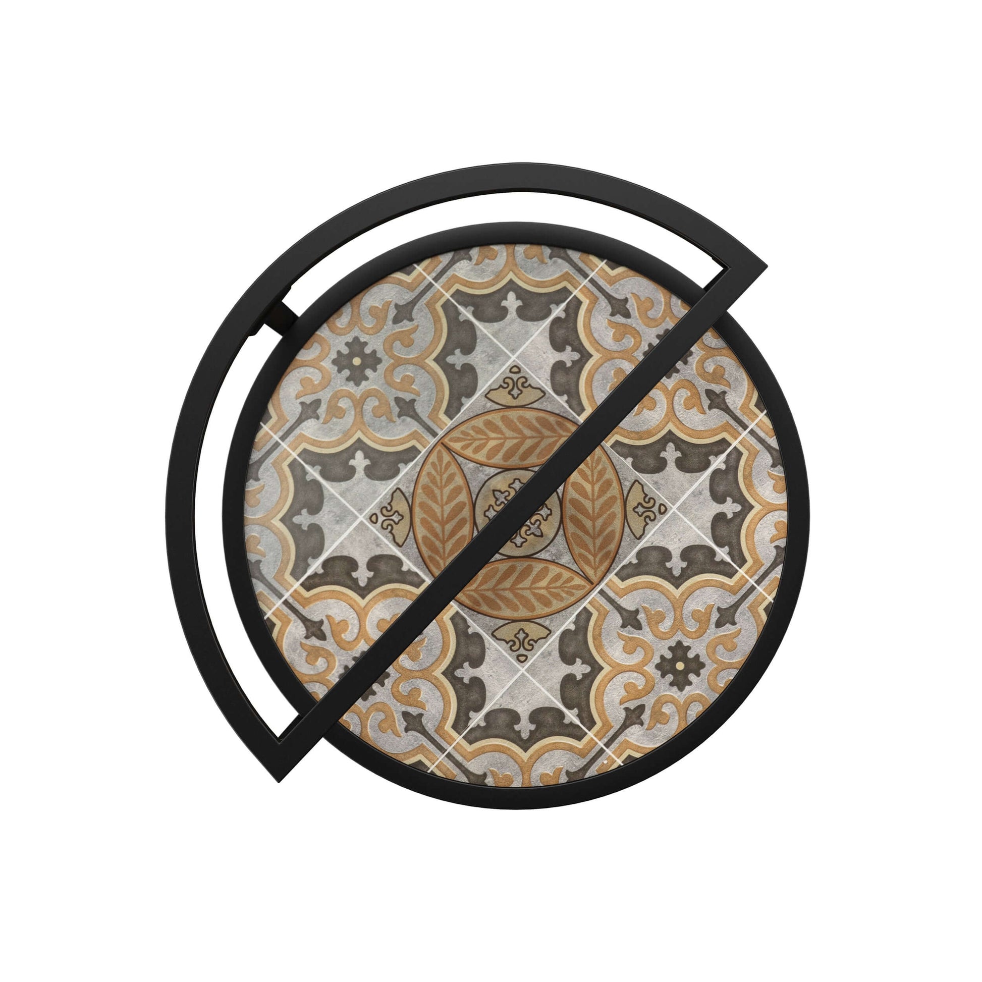 Top-down view of Patio Side Table | Lorengo Outdoor Accent Table 