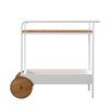 Randburg Outdoor Bar Cart w/ Storage - bar cart front or back view 