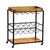 Mayson Bar Cart - bar cart at an angle 