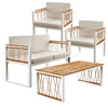 Multiple chairs demonstrating a set of 2 Piece Patio Chair Set | Wallmond Cushioned Outdoor Chairs 