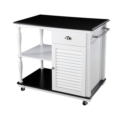 Muxlow Rolling Kitchen Island w/ Storage