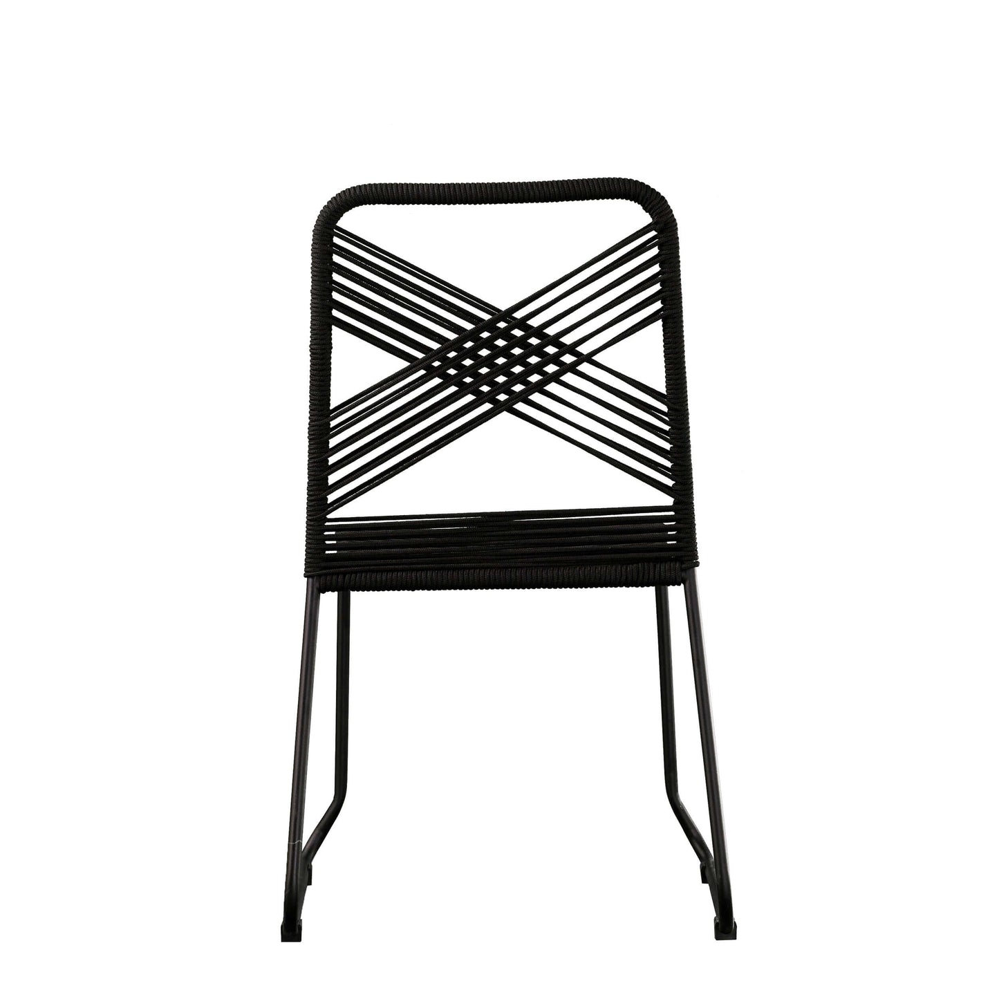 Rear view of Outdoor Rope Chairs | Holly & Martin Padko 2pc Set