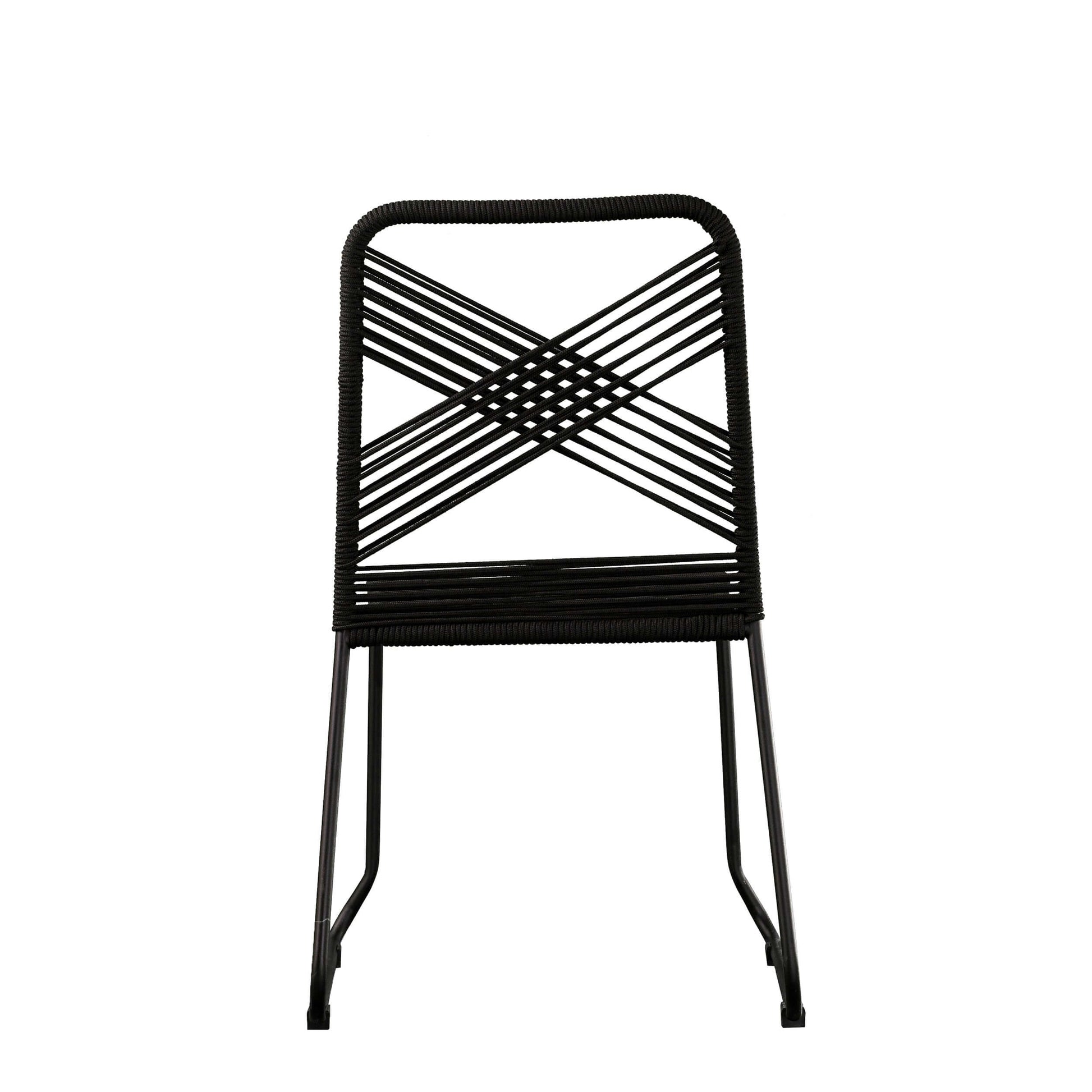 Rear view of Outdoor Rope Chairs | Holly & Martin Padko 2pc Set