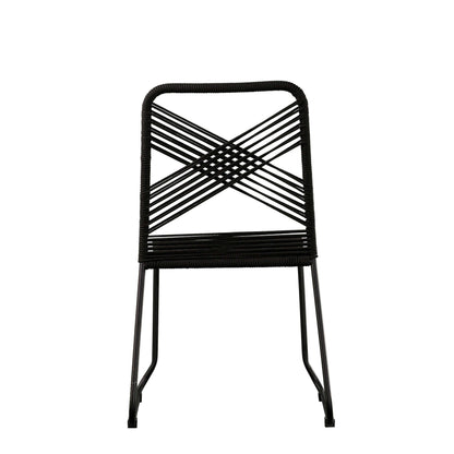 Rear view of Outdoor Rope Chairs | Holly & Martin Padko 2pc Set