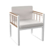 Angled view of 2 Piece Patio Chair Set | Wallmond Cushioned Outdoor Chairs  