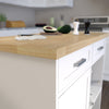 Warkin Rolling Kitchen Island w/ Storage