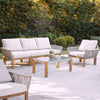 Lifestyle image of Outdoor Conversation Set | Brendina 4pc Patio Set 