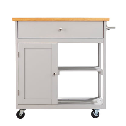 Rolling Kitchen Island w/ Storage