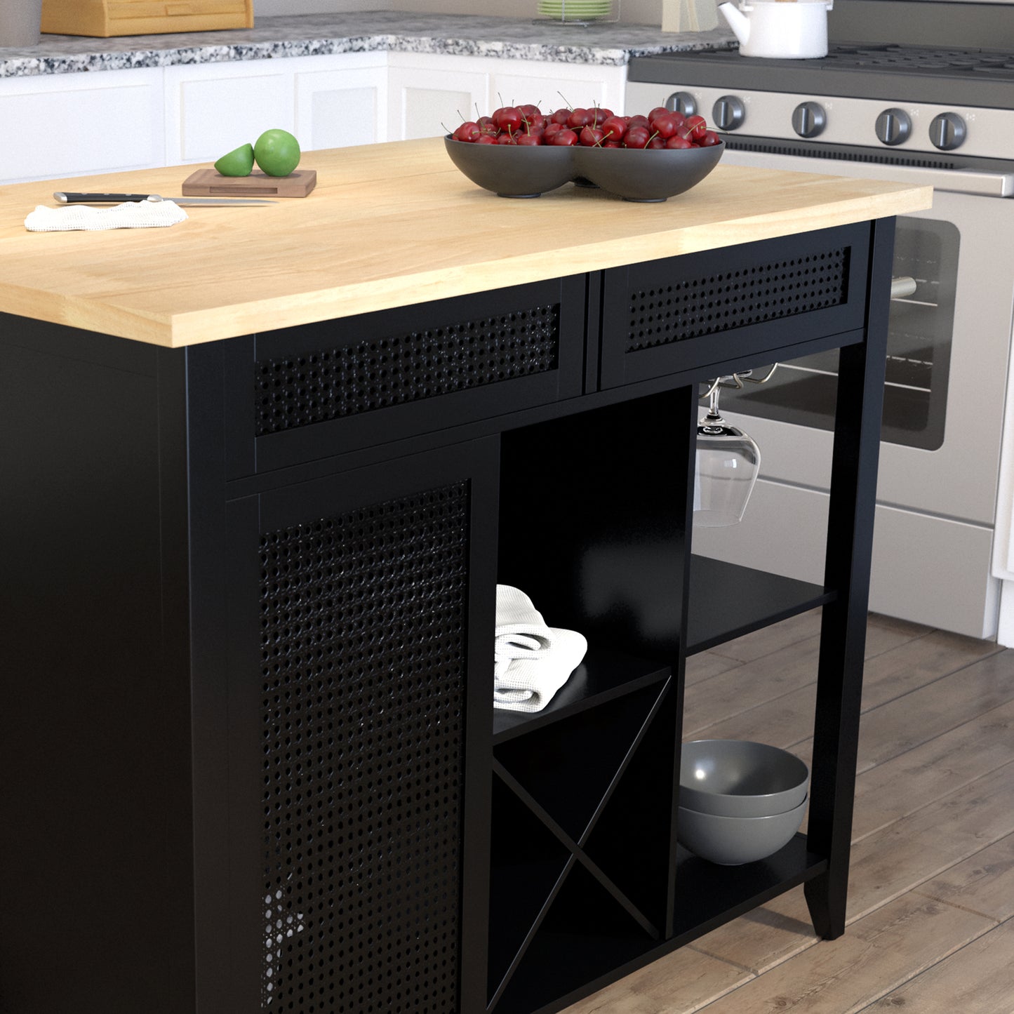 Bramlage Expandable Freestanding Kitchen Island