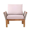 Front view of Outdoor Armchair with Cushions | Brendina from Bundle Abode 