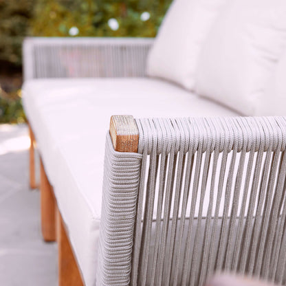 Lifestyle angled image of Outdoor 3 Seater Sofa | Brendina from Bundle Abode 