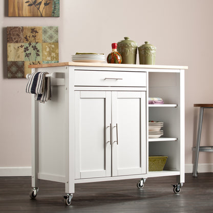 Martinville Kitchen Cart - White