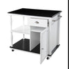 Muxlow Rolling Kitchen Island w/ Storage