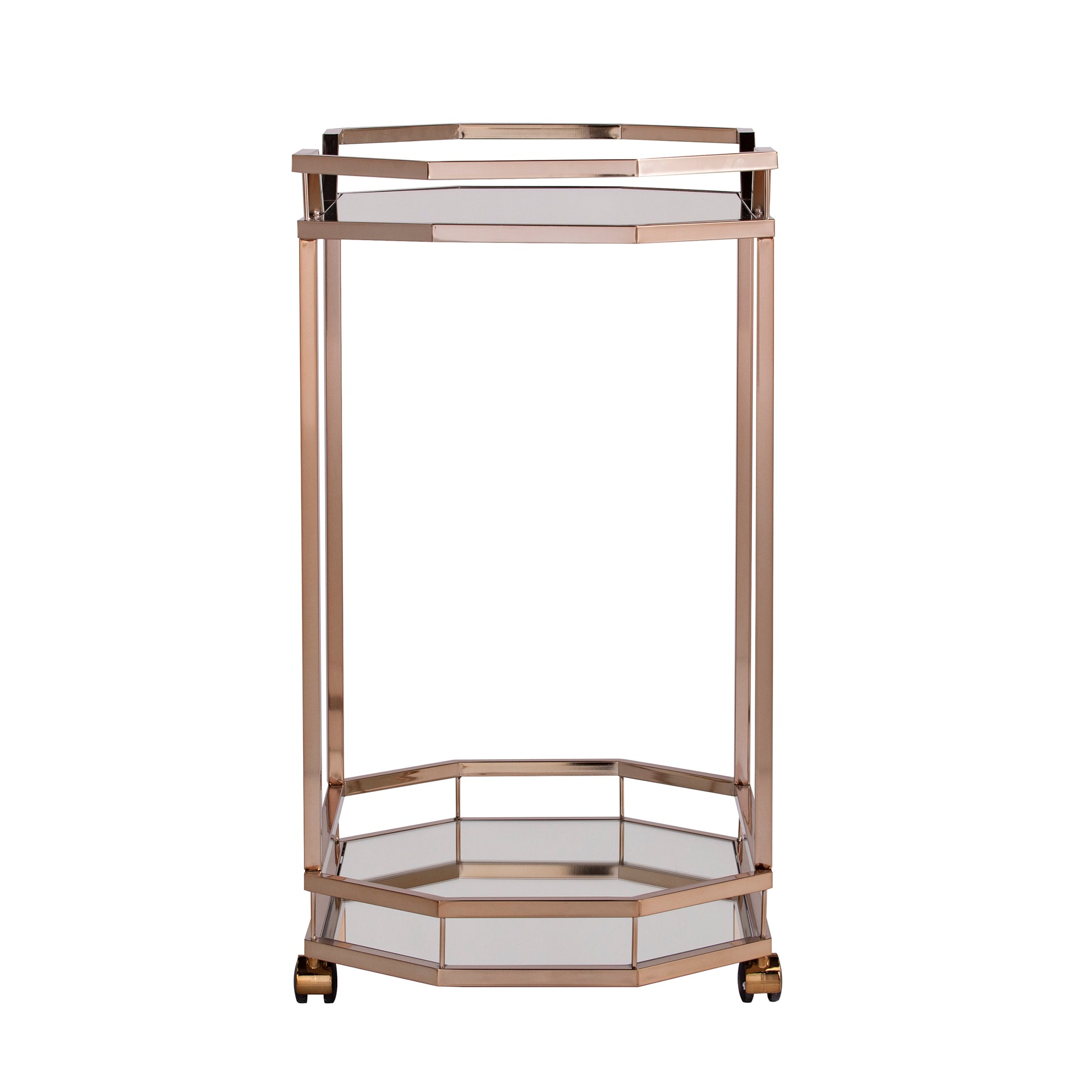 Ari Art Deco Bar Cart - bar cart side view 