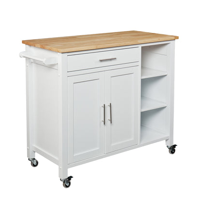 Martinville Kitchen Cart - White