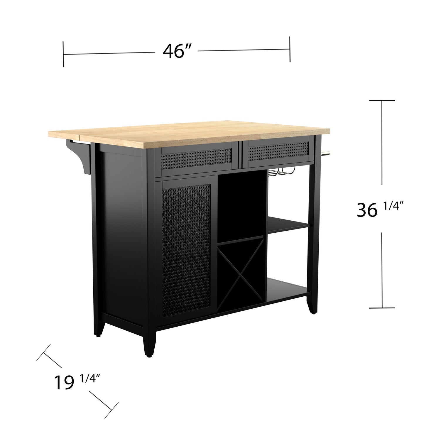 Bramlage Expandable Freestanding Kitchen Island