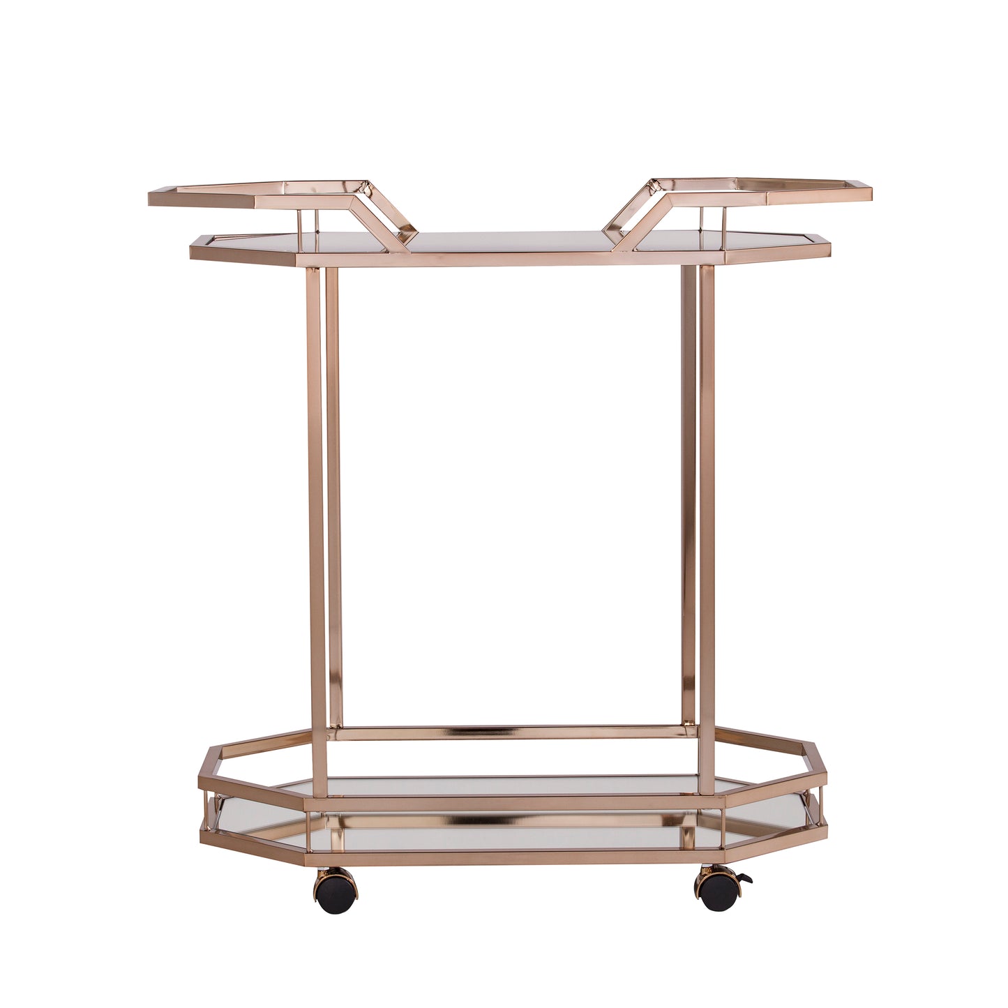 Ari Art Deco Bar Cart - bar cart front or back view 