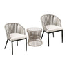 Angled view of 3pc Outdoor Furniture Set - Melilani Outdoor Collection