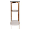 Dagney Wine/Bar Table w/ Glassware Storage - table side view 