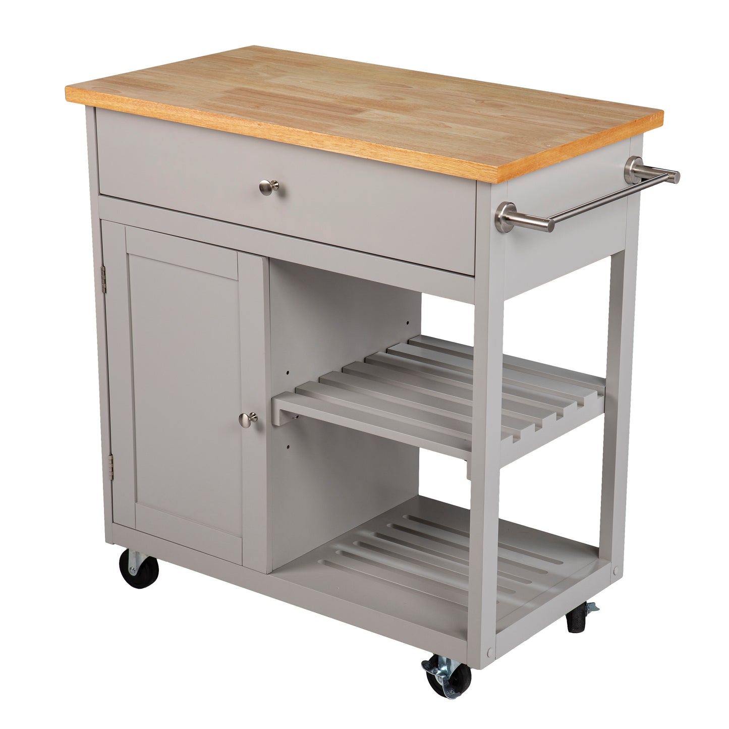 Rolling Kitchen Island w/ Storage