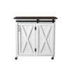 Leshire Barn-Door Kitchen Cart