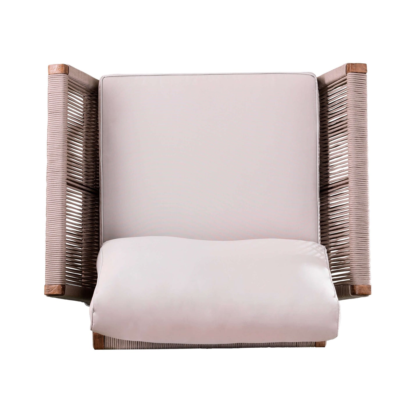 Top-down view of Outdoor Armchair with Cushions | Brendina from Bundle Abode 