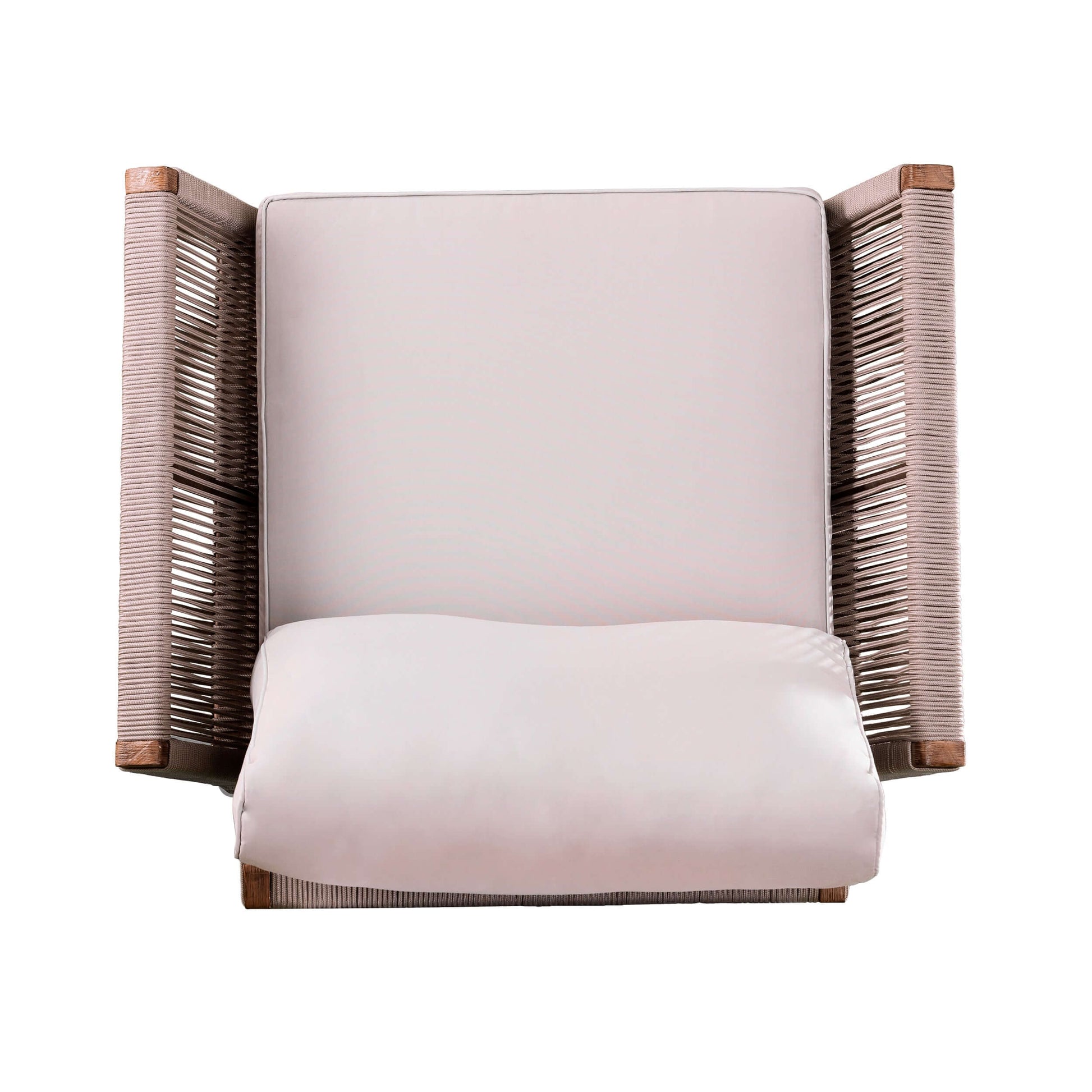 Top-down view of Outdoor Armchair with Cushions | Brendina from Bundle Abode 