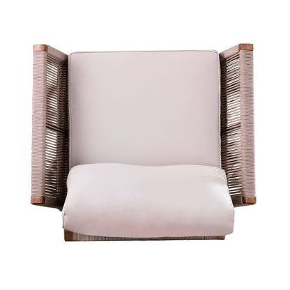 Top-down view of Outdoor Armchair with Cushions | Brendina from Bundle Abode 