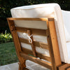 Angled view of rear for Convertible Outdoor Lounge Chair | Holly & Martin Dolavon